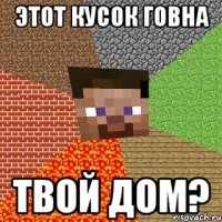 этот кусок говна твой дом?