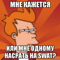 мне кажется или мне одному насрать на swat?