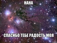 нана спасибо тебе радость моя :*