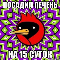 посадил печень на 15 суток