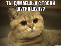 ты думаешь я с тобой шутки шучу? 