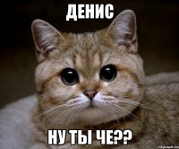 денис ну ты че??