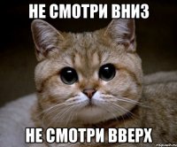 не смотри вниз не смотри вверх