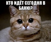 кто идёт сегодня в баню? 