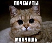 почему ты молчишь