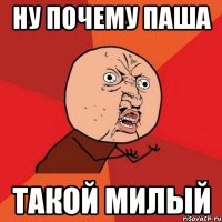 ну почему паша такой милый