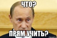 что? прям учить?