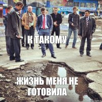 к такому жизнь меня не готовила