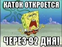 каток откроется через 92 дня!