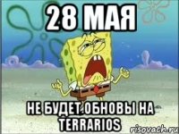 28 мая не будет обновы на terrarios