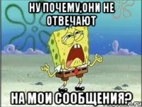 ну почему,они не отвечают на мои сообщения?