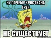 ну почему кристиана грея не существует