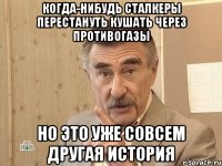 когда-нибудь сталкеры перестануть кушать через противогазы но это уже совсем другая история