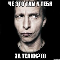 чё это там у тебя за тёлки?)))