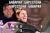 бавария - барселона барселона - бавария _____4 - 0____ _____0 - 3____