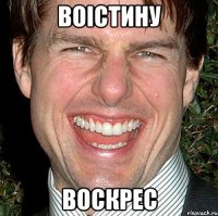 воістину воскрес