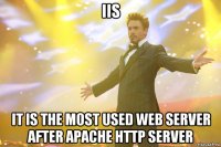 iis it is the most used web server after apache http server