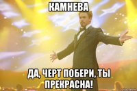 камнева да, черт побери, ты прекрасна!