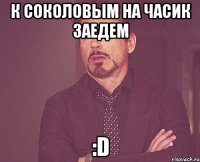 к соколовым на часик заедем :d