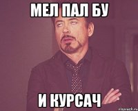 мел пал бу и курсач