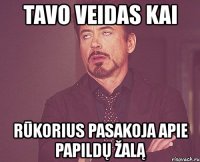 tavo veidas kai rūkorius pasakoja apie papildų žalą