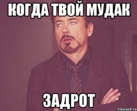 когда твой мудак задрот