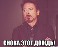 снова этот дождь!