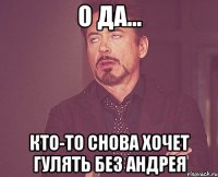 о да... кто-то снова хочет гулять без андрея