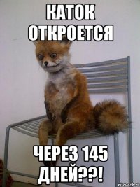 каток откроется через 145 дней??!