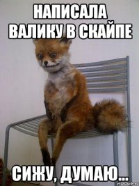 написала валику в скайпе сижу, думаю...