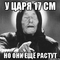 у царя 17 см но они ещё растут