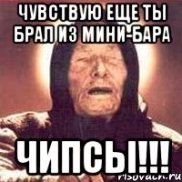 чувствую еще ты брал из мини-бара чипсы!!!