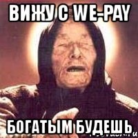 вижу с we-pay богатым будешь