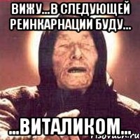 вижу...в следующей реинкарнации буду... ...виталиком...