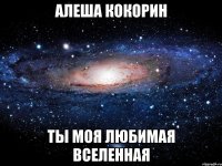 алеша кокорин ты моя любимая вселенная