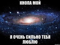 кнопа мой я очень сильно тебя люблю