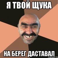 я твой щука на берег даставал