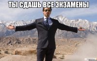 ты сдашь все экзамены 