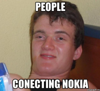 people conecting nokia