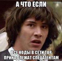 а что если все ноды в сети tor принадлежат спецагентам