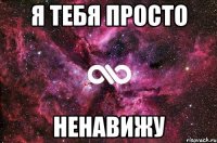 я тебя просто ненавижу