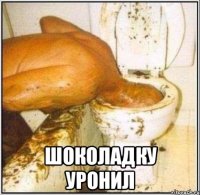  шоколадку уронил