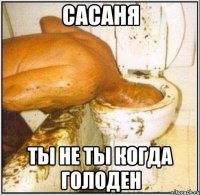 сасаня ты не ты когда голоден