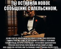 ты оставила новое сообщение с апельсином, но мы еще не закончили разговор о свойствах оператора гамильтона, мы даже не обсудили его связь с теоремой гельмгольца, которое утверждает, что всякое однозначное плоское векторное поле можно представить в виде a(r)=grady(r)+rotb(r), как ты вообще существуешь после этого