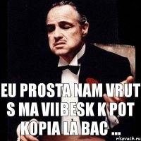 eu prosta nam vrut s ma viibesk k pot kopia la bac ...