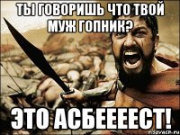 ты говоришь что твой муж гопник? это асбеееест!