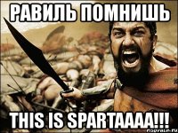 равиль помнишь this is spartaaaa!!!