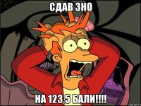 сдав зно на 123,5 бали!!!