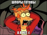 шпоры готовы а я нет :(