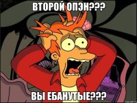 второй опэн??? вы ебанутые???